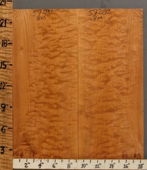 Musical Quilted Maple Bookmatch Microlumber 18"1/2 X 22" X 1/4 (NWT-5728C)