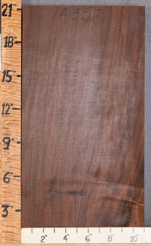 5A Marbled Claro Walnut Vertical Grain Lumber 11" X 21" X 1"3/4 (NWT-1435D)