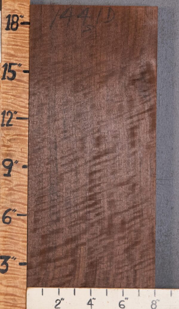 Musical Curly Marbled Claro Walnut Vertical Grain Lumber 8" X 19" X 1"3/4 (NWT-1441D)