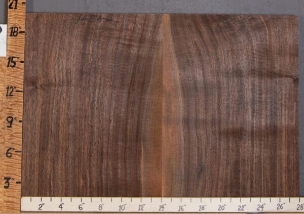 Musical Marbled Claro Walnut Vertical Grain Bookmatch Lumber 28" X 19" X 1"1/8 (NWT-1454D)