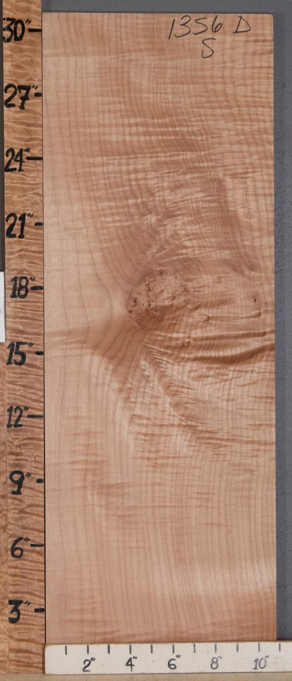 Musical Curly Maple Lumber 10"7/8 X 30" X 3/4" (NWT-1356D)