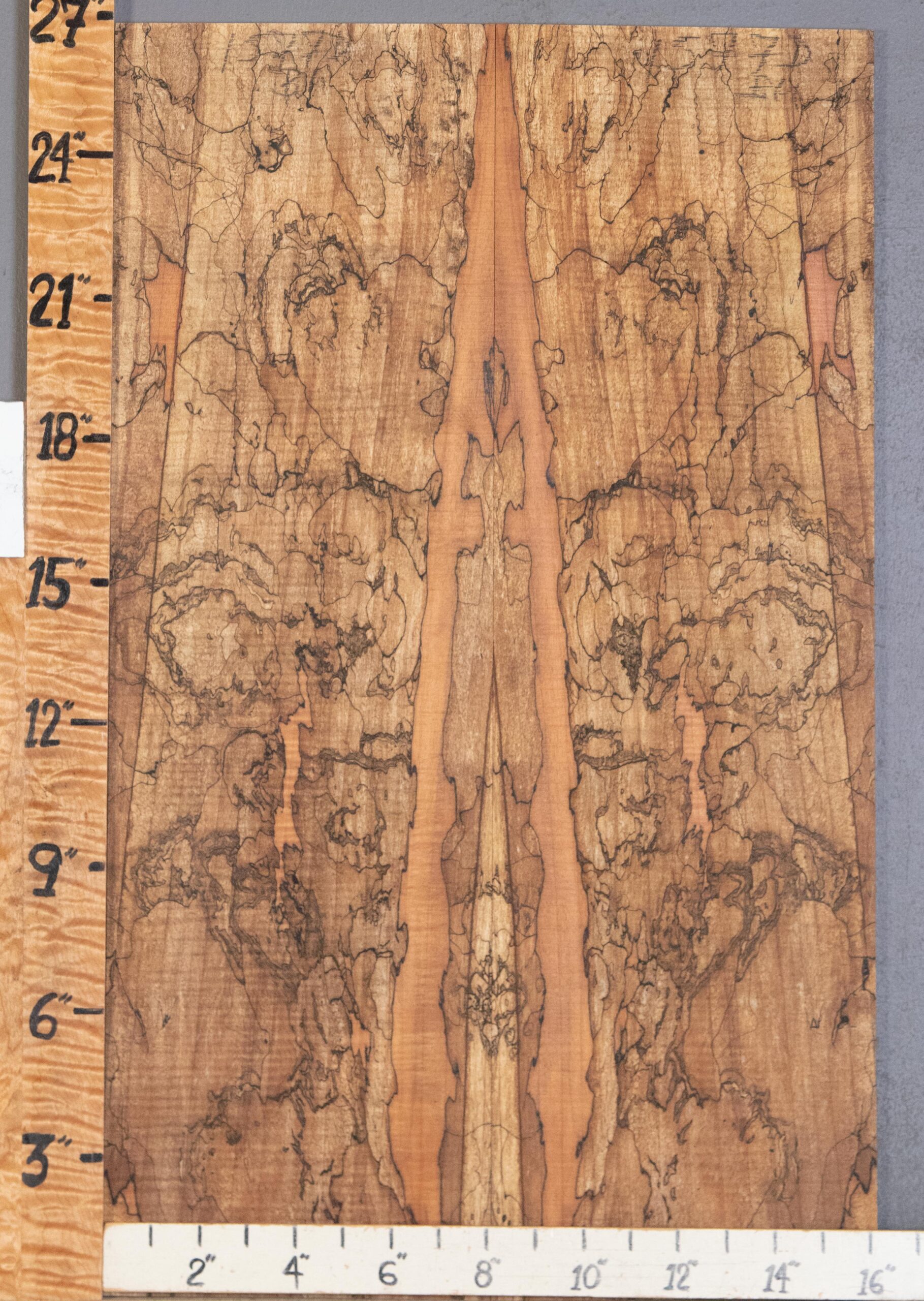 Musical Microlumber Curly Spalted Maple (nwt-1577d)