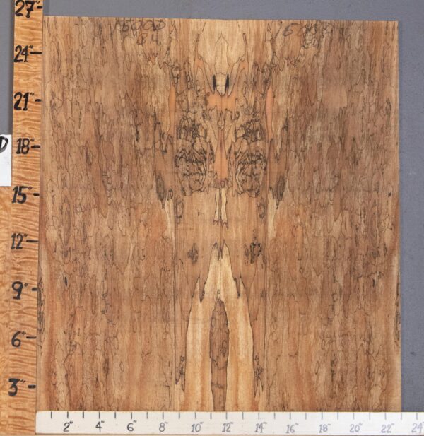 Musical Microlumber Spalted Maple Bookmatch Lumber 23" X 26" X 1/4" (NWT-1600D)