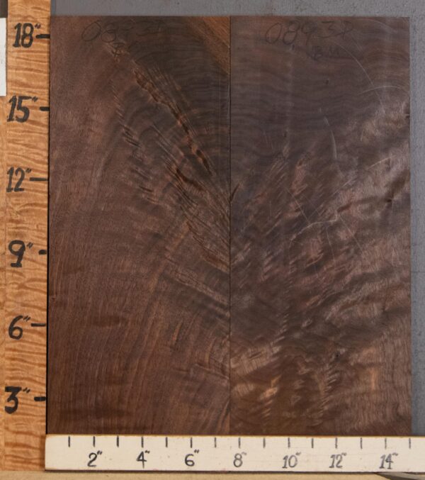 5A Crotch Claro Walnut Bookmatch 15" X 18" X 4/4" (NWT-0893D) - Image 2