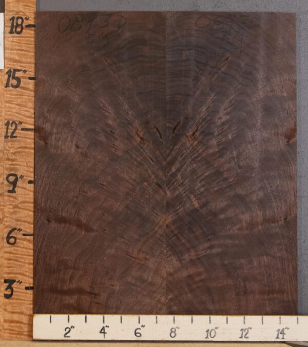 5A Crotch Claro Walnut Bookmatch 15" X 18" X 4/4" (NWT-0893D)