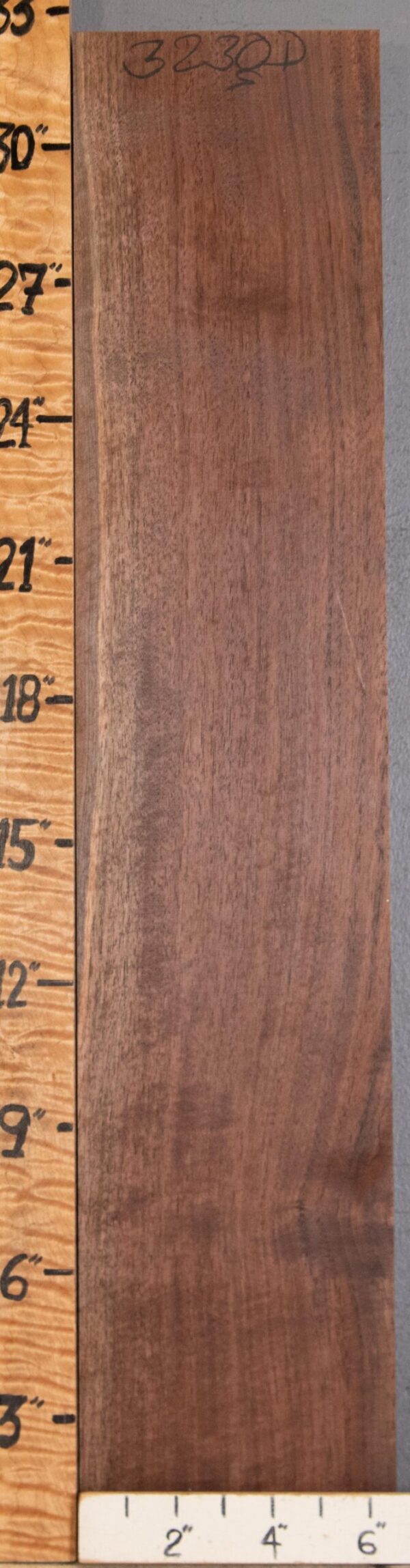 5A Block Marbled Claro Walnut Lumber 6"1/2 X 32" X 1"5/8 (NWT-3230D) - Image 2