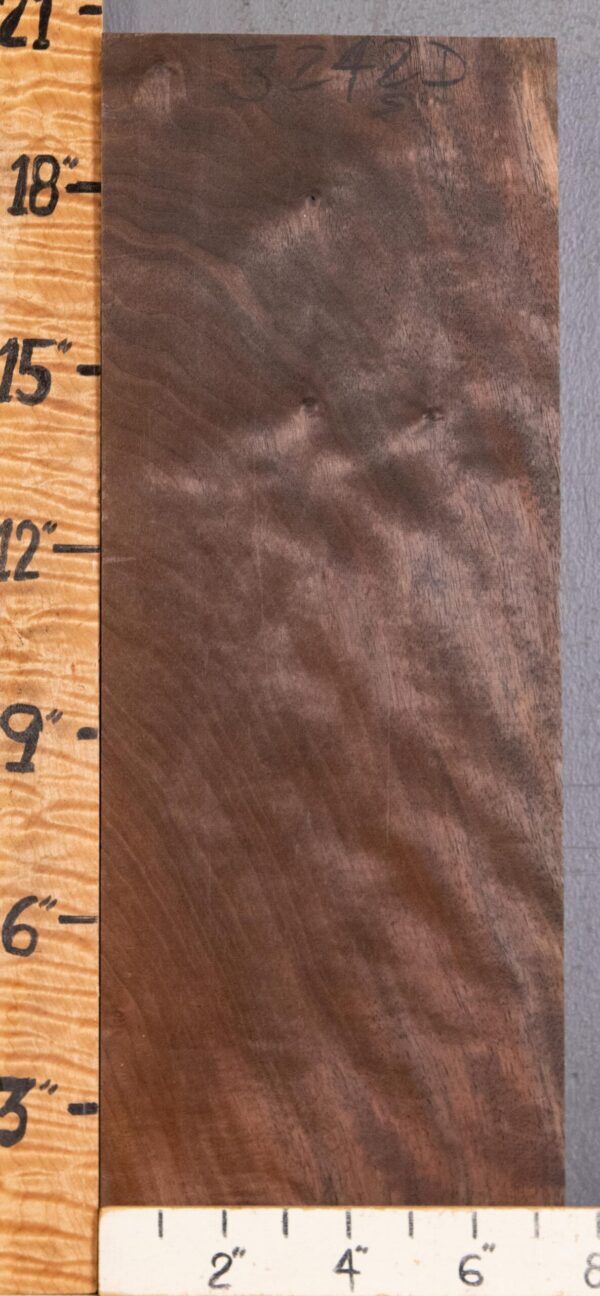 5A Block Marbled Claro Walnut Lumber 7"1/2 X 20" X 1"3/4 (NWT-3242D) - Image 2