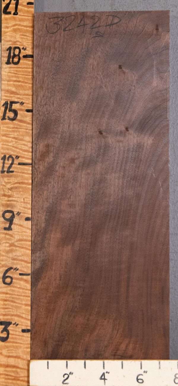 5A Block Marbled Claro Walnut Lumber 7"1/2 X 20" X 1"3/4 (NWT-3242D)