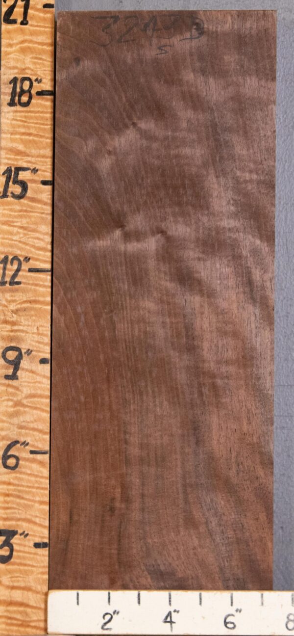 5A Block Marbled Claro Walnut Lumber 7"1/4 X 20" X 1"3/4 (NWT-3243D)