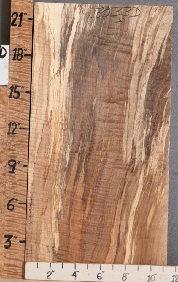 5A Block Spalted Curly Maple Lumber 11"1/4 X 22" X 2"1/4 (NWT-3033D) - Image 2