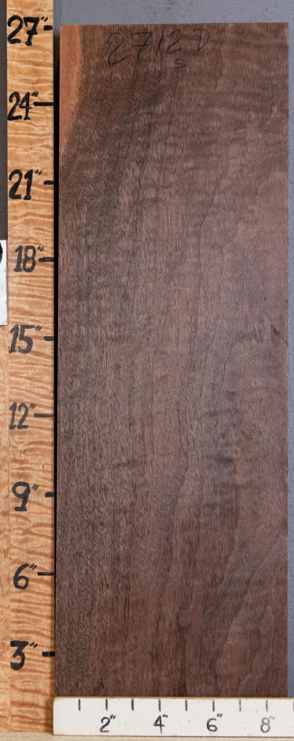 5A Block Curly Claro Walnut Lumber 8"3/4 X 26" X 1"1/2 (NWT-2712D) - Image 2