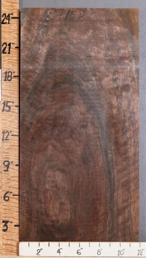 5A Block Marbled Claro Walnut Lumber 12" X 24" X 1"3/4 (NWT-2716D) - Image 2