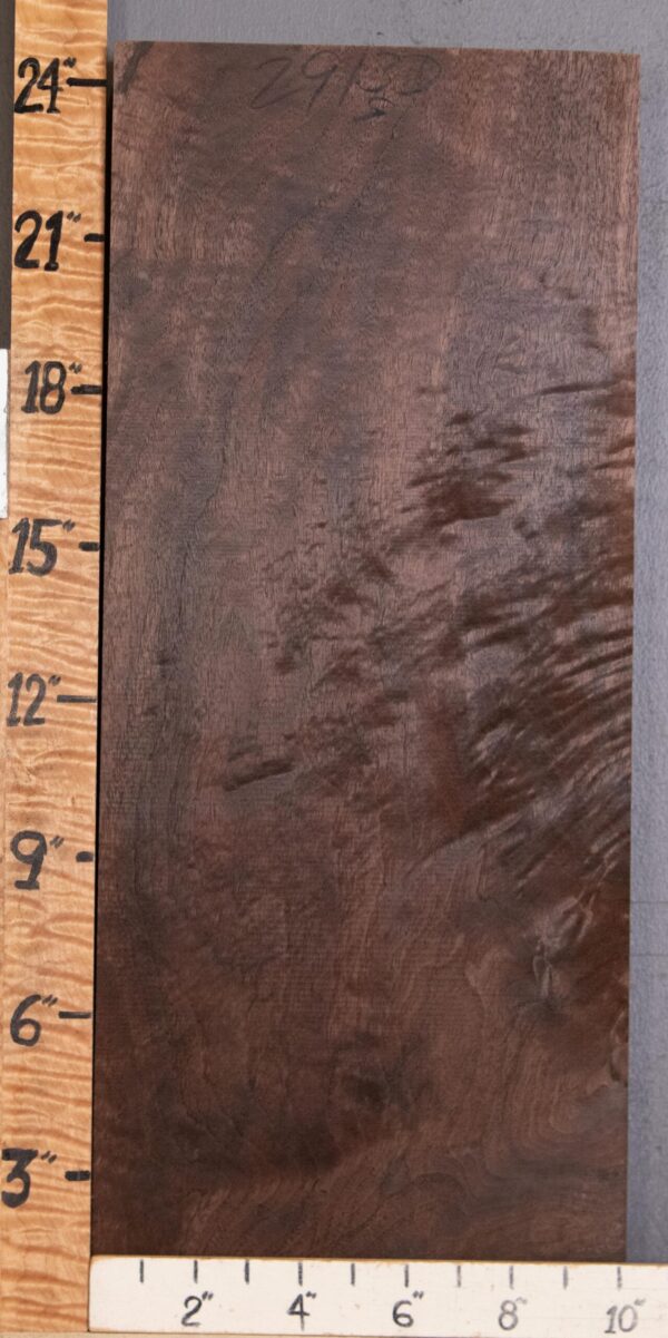 5A Block Marbled Claro Walnut Lumber 10"1/8 X 24" X 1"1/2 (NWT-2913D)