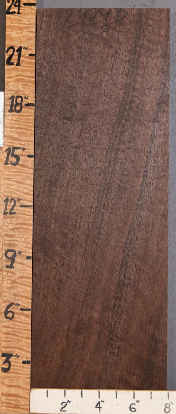 5A Block Marbled Claro Walnut Lumber 7"7/8 X 23" X 1"5/8 (NWT-2929D) - Image 2