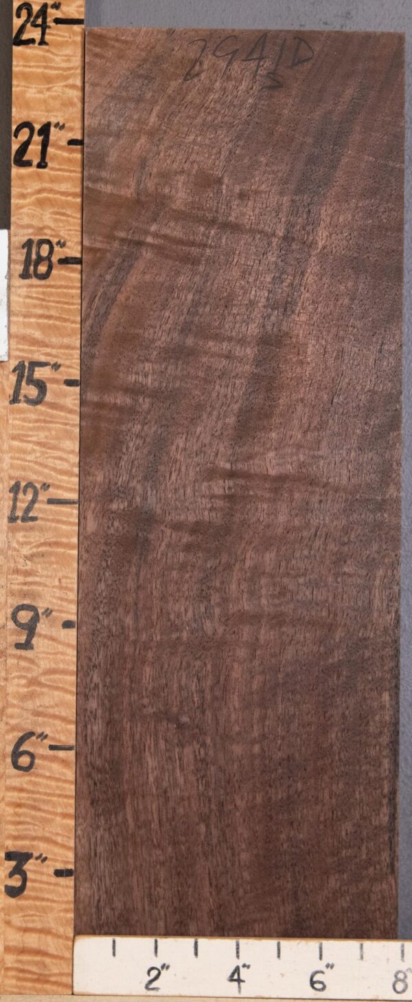 5A Block Marbled Claro Walnut Vertical Grain Lumber 7"7/8 X 23" X 1"5/8 (NWT-2941D) - Image 2