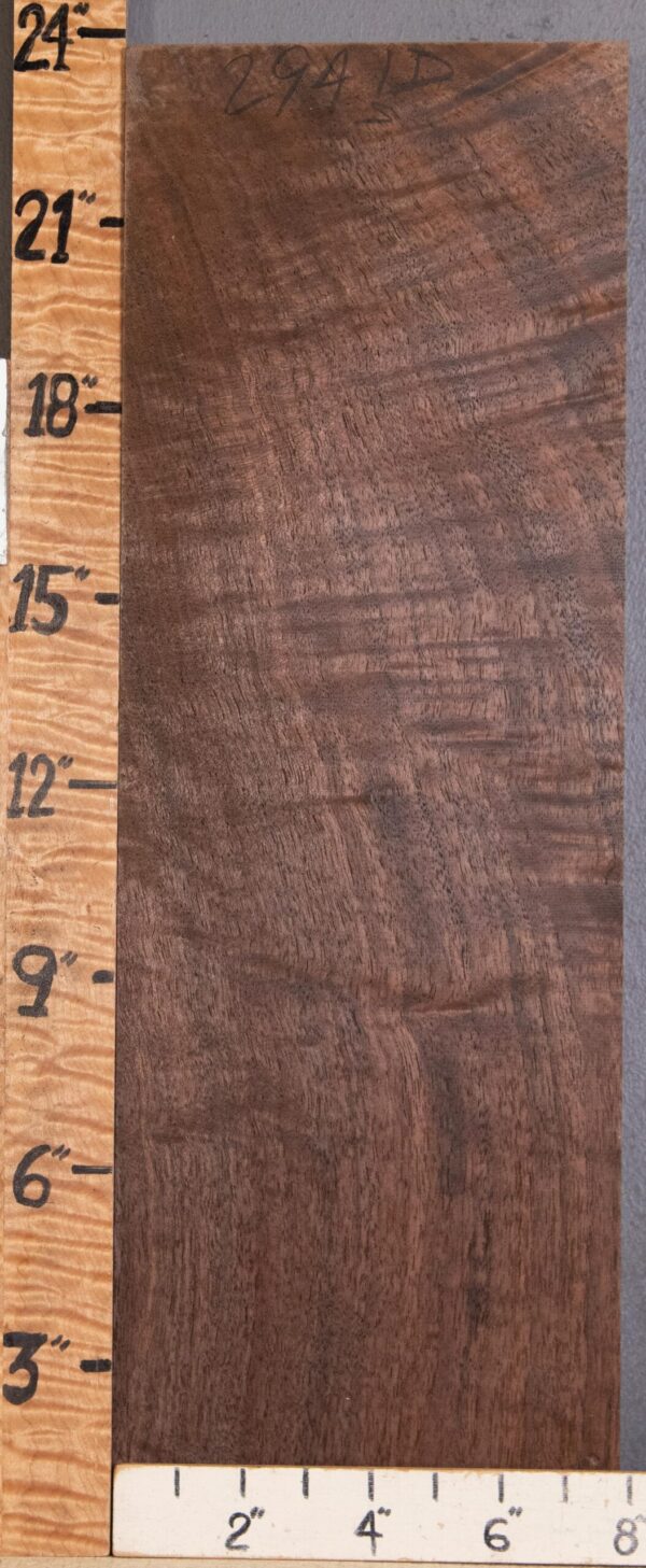 5A Block Marbled Claro Walnut Vertical Grain Lumber 7"7/8 X 23" X 1"5/8 (NWT-2941D)