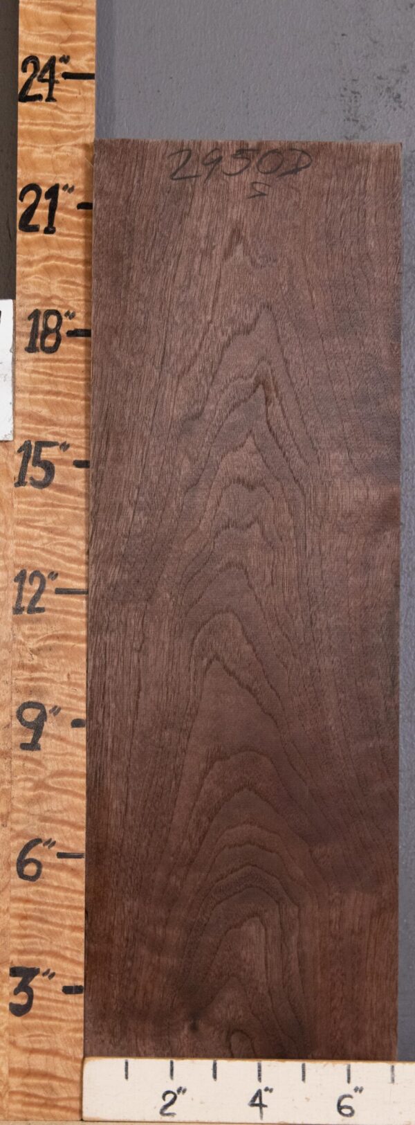 5A Block Marbled Claro Walnut Lumber 7" X 25" X 1"3/4 (NWT-2949D) - Image 2