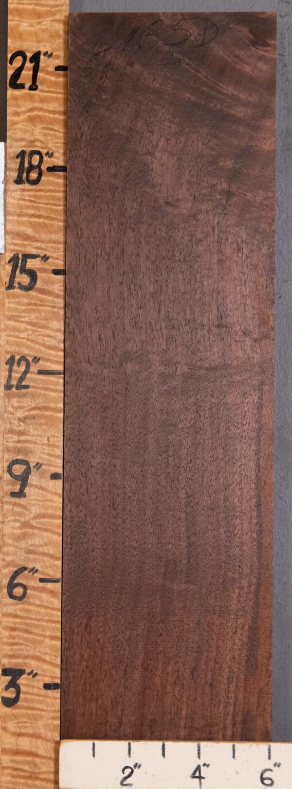 5A Block Marbled Claro Walnut Lumber 6" X 22" X 1"3/4 (NWT-2965D) - Image 2