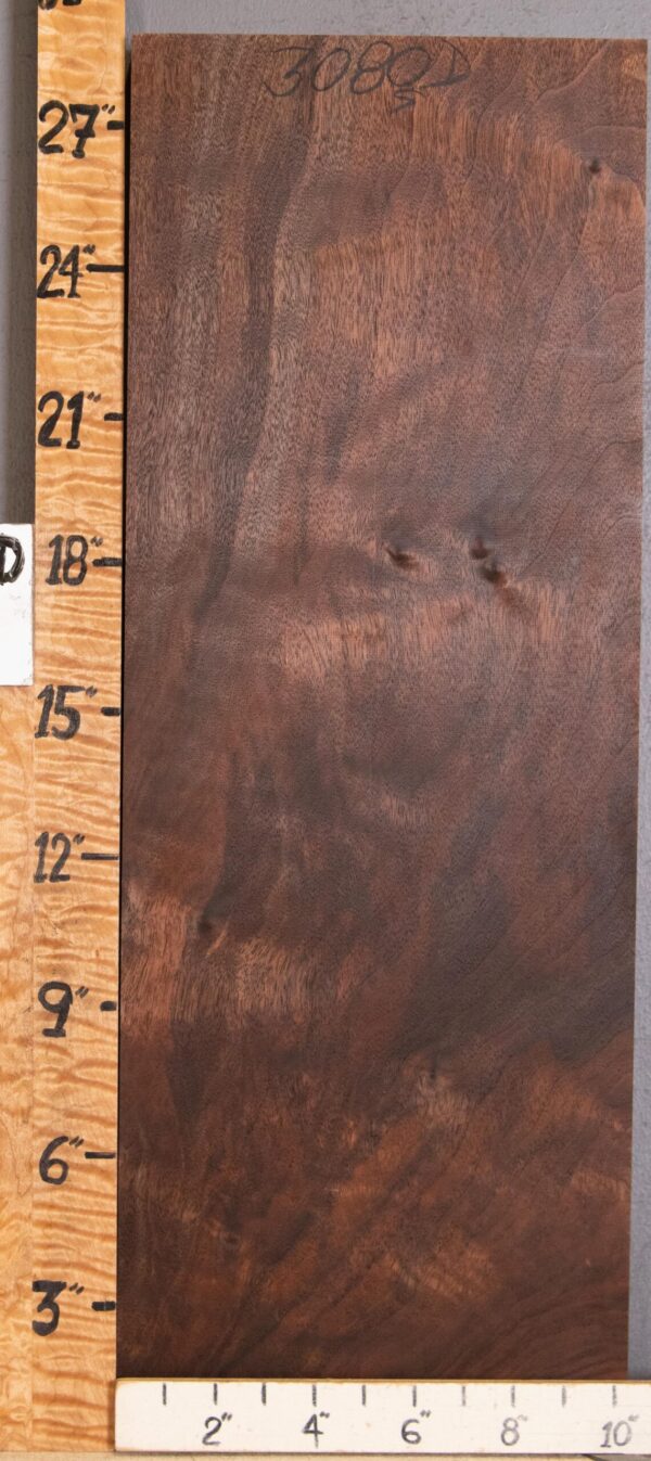 5A Block Marbled Claro Walnut Lumber 10"1/2 X 28" X 1"3/4 (NWT-3080D) - Image 2