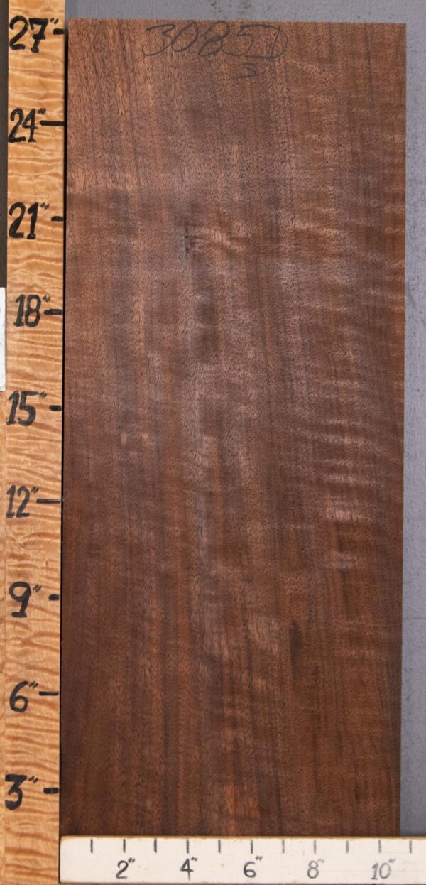 5A Block Marbled Claro Walnut Lumber 10"3/4 X 27" X 1"5/8 (NWT-3085D)