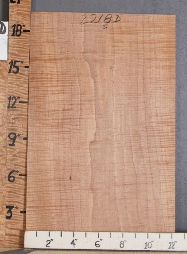 Musical Billet Curly Maple Lumber 12"1/8 X 19" X 1"1/4 (NWT-2218D) - Image 2