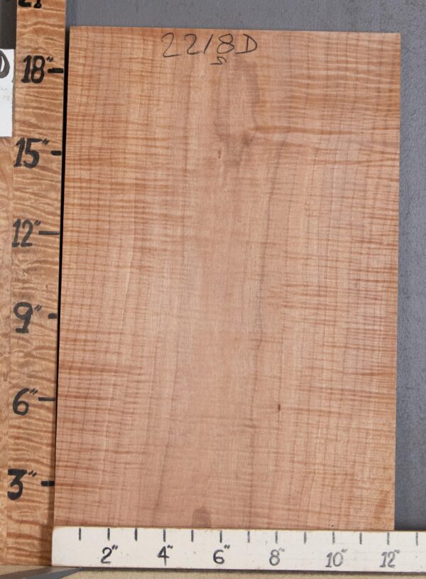 Musical Billet Curly Maple Lumber 12"1/8 X 19" X 1"1/4 (NWT-2218D)