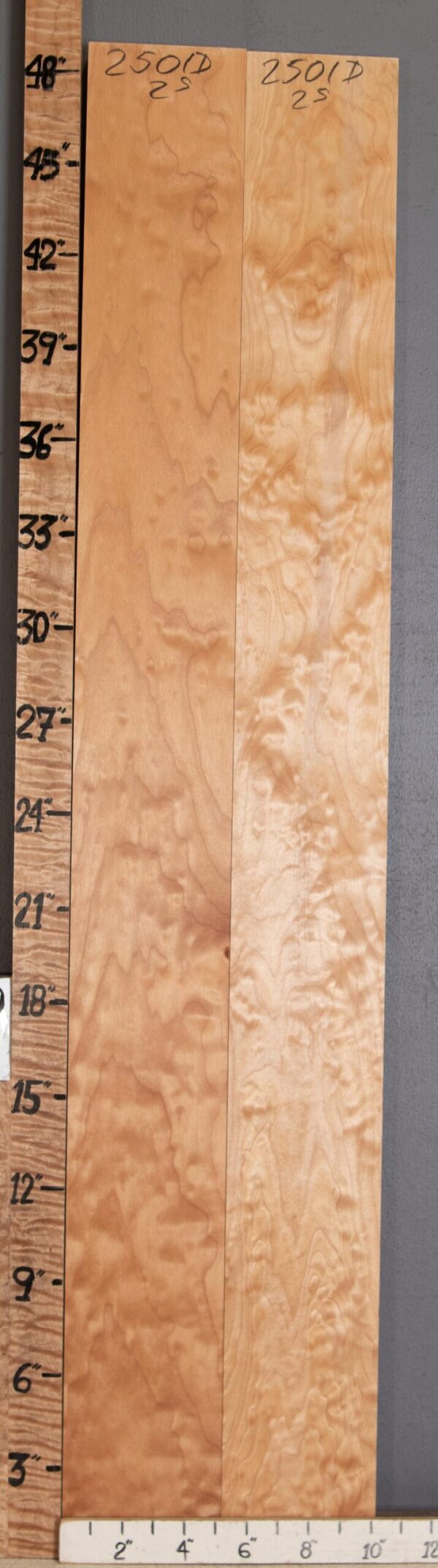 5A Quilted Maple 2 Board Set Lumber 10" X 48" X 5/4" (NWT-2501D) - Image 2