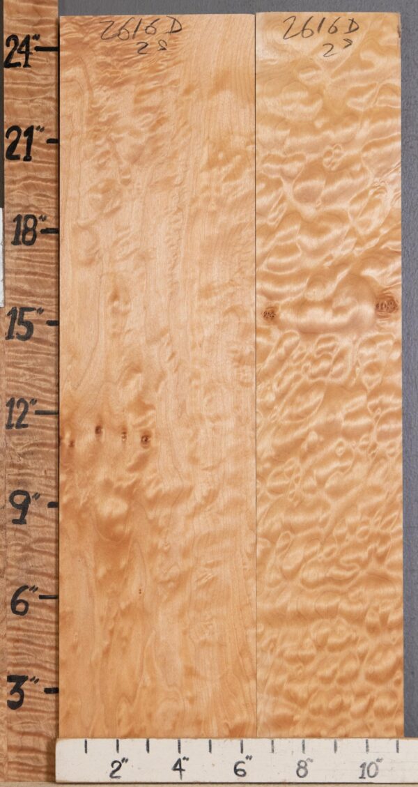 5A Quilted Maple 2 Board Set Lumber 11" X 24" X 5/4" (NWT-2616D) - Image 2