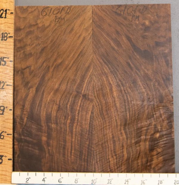 5A Microlumber Curly Marbled Claro Walnut