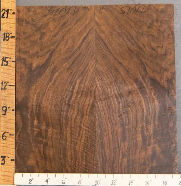 5A Microlumber Curly Marbled Claro Walnut