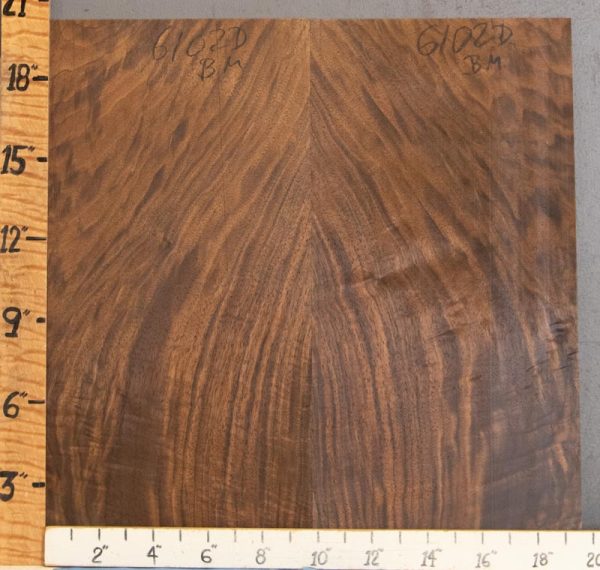 5A Microlumber Curly Marbled Claro Walnut