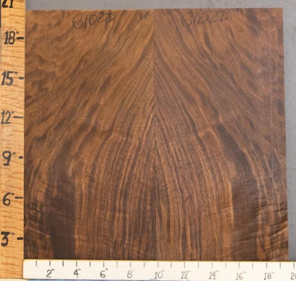 5A Microlumber Curly Marbled Claro Walnut