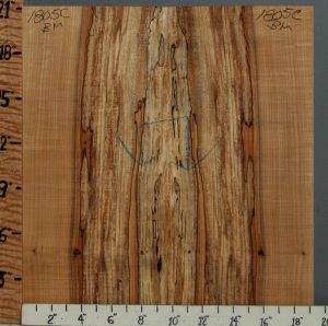 5A Spalted Curly Maple Bookmatch 19"1/4 X 21" X 1/2 (NWT-1805C)