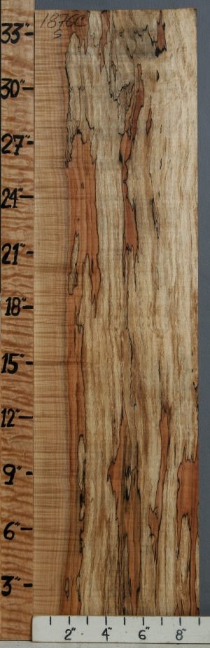 5A Spalted Curly Maple Lumber 9" X 34" X 1/2 (NWT-1876C)
