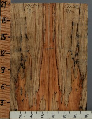 5A Spalted Maple Bookmatch 14"1/4 X 21" X 1/2 (NWT-1915C)