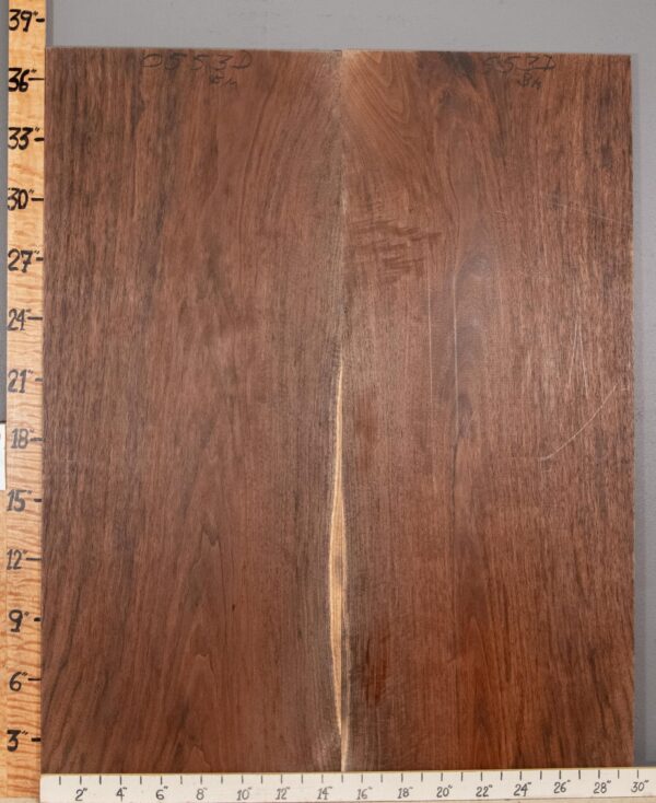 5A Marbled Claro Walnut Bookmatch 29"3/4 X 37" X 4/4" (NWT-0553D) - Image 2