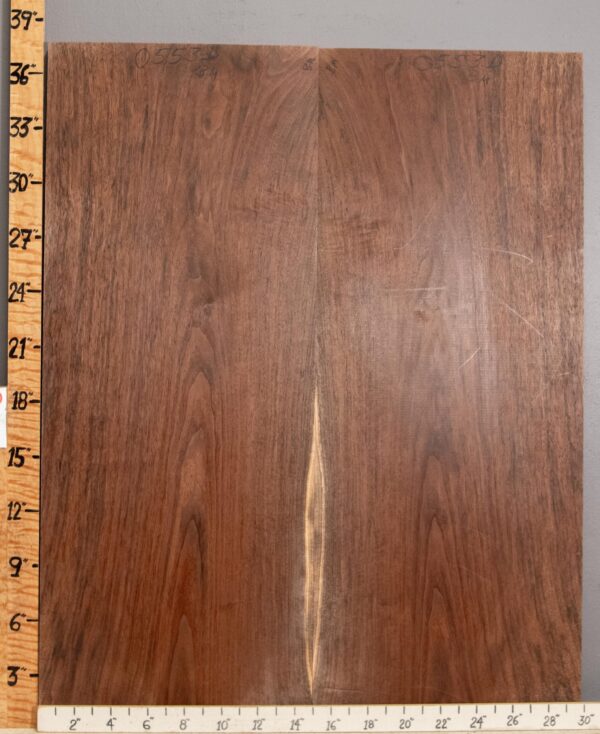 5A Marbled Claro Walnut Bookmatch 29"3/4 X 37" X 4/4" (NWT-0553D)