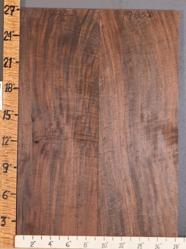 5A Marbled Claro Walnut 2 Board Set Lumber 18" X 27" X 4/4" (NWT-1785D) - Image 2