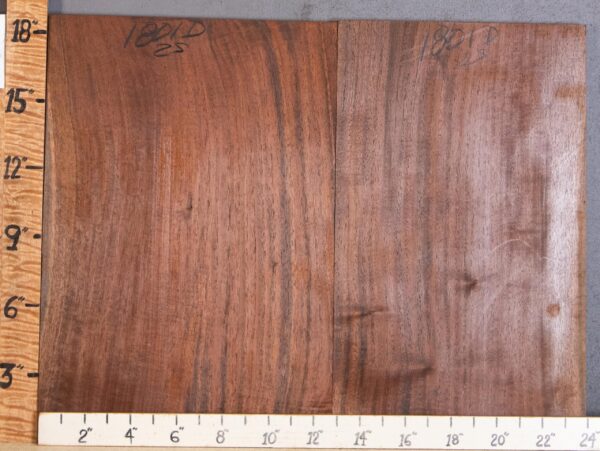 5A Marbled Claro Walnut Vertical Grain 2 Board Set Lumber 24" X 18" X 4/4" (NWT-1801D) - Image 2