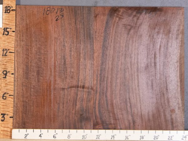 5A Marbled Claro Walnut Vertical Grain 2 Board Set Lumber 24" X 18" X 4/4" (NWT-1801D)