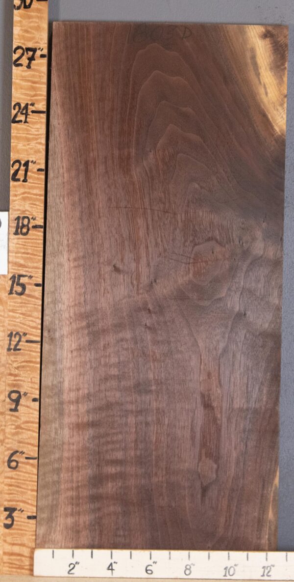 5A Marbled Claro Walnut 2 Board Set Lumber 12"1/4 X 28" X 4/4" (NWT-1803D) - Image 2