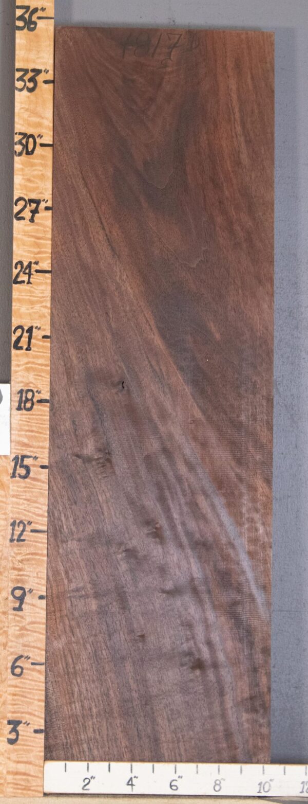 5A Marbled Claro Walnut Lumber 10"1/4 X 35" X 1"3/4 (NWT-1817D) - Image 2