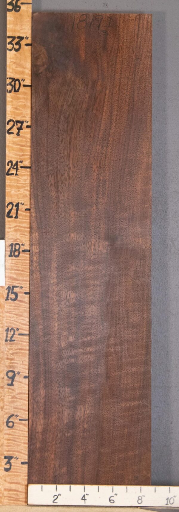 5A Marbled Claro Walnut Lumber 8"3/4 X 35" X 1"1/2 (NWT-1819D)