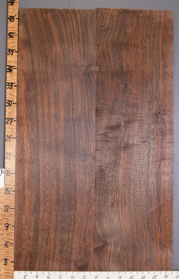 5A Marbled Claro Walnut 2 Board Set Lumber 27" X 46" X 4/4" (NWT-2840D)