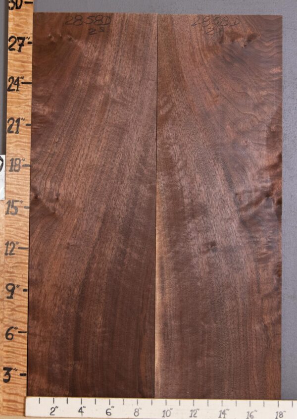 5A Marbled Claro Walnut Bookmatch Lumber 18" X 29" X 4/4" (NWT-2858D) - Image 2