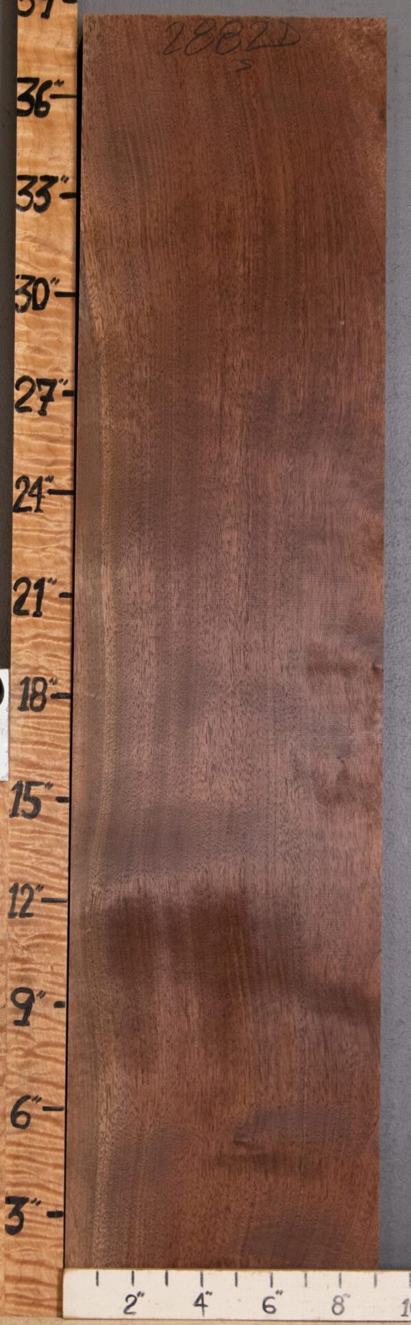 5A Marbled Claro Walnut Vertical Grain Lumber 9" X 38" X 1"5/8 (NWT-2882D)