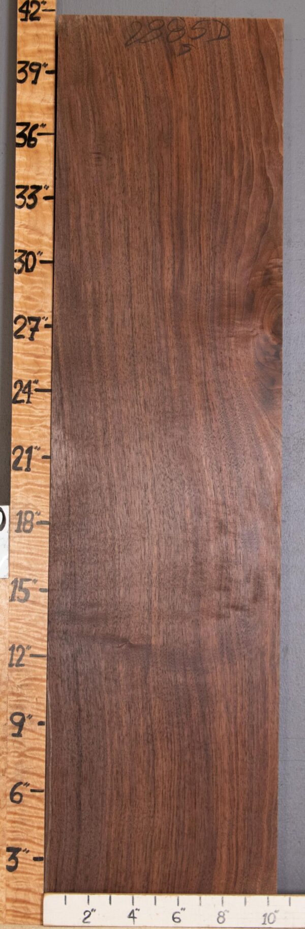 5A Marbled Claro Walnut Vertical Grain Lumber 10"1/2 X 41" X 1"5/8 (NWT-2885D)