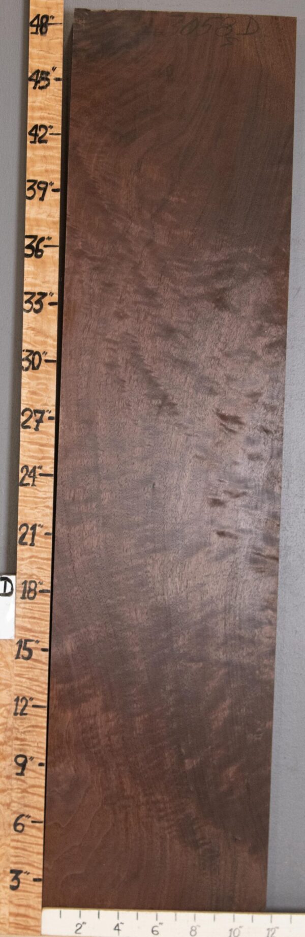 5A Marbled Claro Walnut Lumber 11"5/8 X 48" X 1"5/8 (NWT-3058D) - Image 2