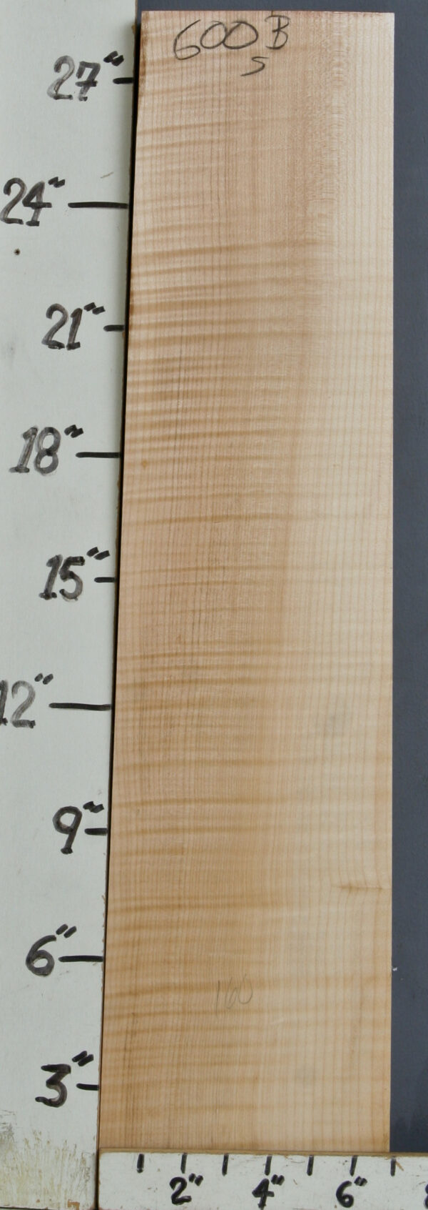 MUSICAL CURLY MAPLE BILLET 6" X 28" X 1"1/2 (NWT600B)