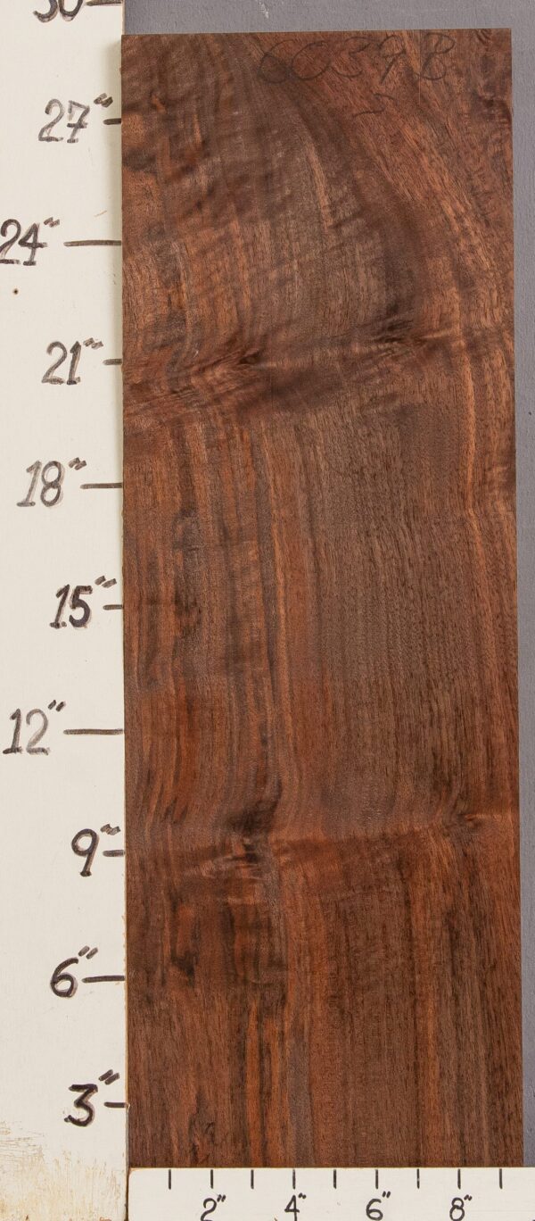 5A Marbled Claro Walnut Block 9"5/8 X 29" X 1"1/2 (NWT-6039B)